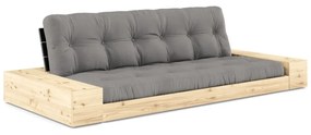 Сив разтегателен диван 244 cm Base – Karup Design