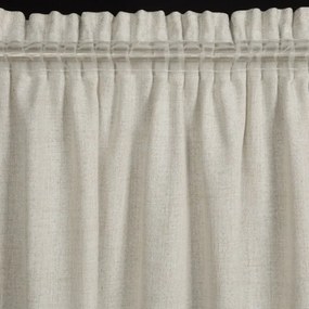 Бежова декоративна завеса с фин гланц Ширина: 140 см | Дължина: 280 см