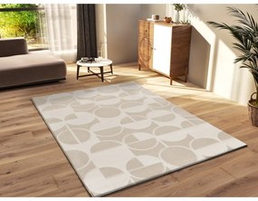 Килим в цвят слонова кост и кремаво 80x150 cm Flora – Universal