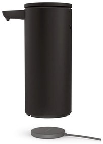 Матово-черен безконтактен стоманен дозатор за сапун 414 ml - simplehuman