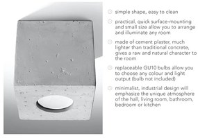 Сив прожектор 10x10 cm Geo – Sollux