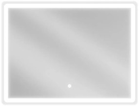Mexen Navia огледало за баня с подсветка 80 x 60 см, LED 6000K, антиконденз - 9803-080-060-611-00