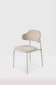 Кремави трапезни столове в комплект от 4 бр. Adriel – Marckeric