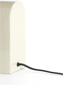 Кремава метална настолна лампа (височина 38 cm) Cardona – Light &amp; Living