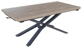 Разтегателна маса с повдигащ механизъм СОРЕНТО - дъб Малта Фразе