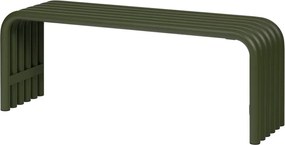 Зелена градинска пейка метална Nokk – noo.ma