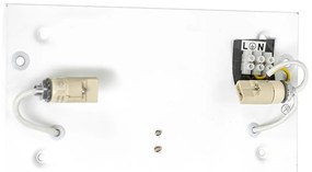 Комплект от 2 модерни стенни лампи черни - Otan