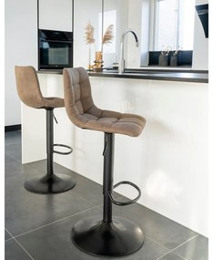 Комплект от 2 бар стола със светлокафява тапицерия Middelfart - House Nordic