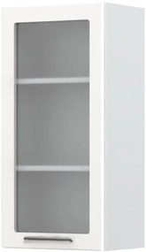 Висящ шкаф Modena V9-45-1KS with Витрина-White - White glossy