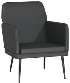 351392 vidaXL Фотьойл, черен, 61x78x80 см, изкуствена кожа