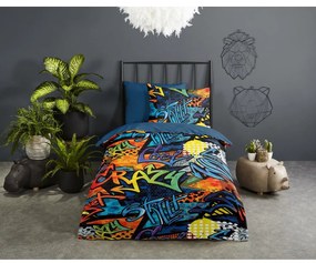 Единично удължено детско спално бельо от микрофибър 140x220 cm Jeff – Good Morning