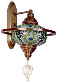 Аплик YENI 1xE27/40W/230V бронзов