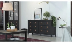 Черна маса за кафе 81x81 cm Madrid - Tvilum