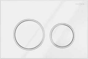 Mexen Fenix Air 07 XS пневматичен бутон за промиване, бял гланцов - 6A0700