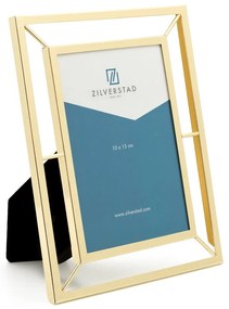 Метална стояща/висяща рамка в златисто 10x15 cm Prisma – Zilverstad