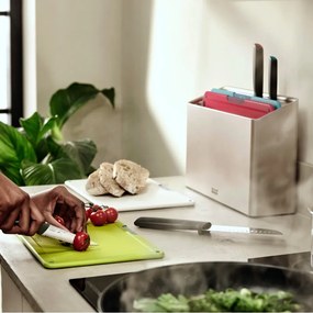 Комплект дъски за рязане и ножове с поставка 10x32 cm Folio Icon Plus – Joseph Joseph