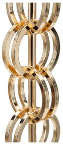 Настолна лампа в черно и златисто Glam , височина 54,5 cm Rings - Mauro Ferretti
