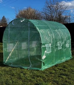 Подсилен градински фолиен оранжериен тунел PREMIUM 2 × 3 m + ПОДАРЪК
