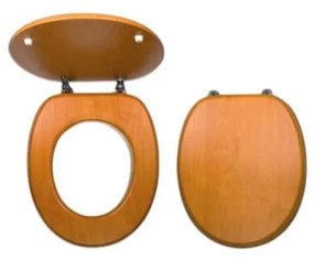 FERRO - Тоалетно седало от MDF с орехов декор