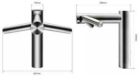 Смесител за мивка със сешоар 245269-01, Dyson