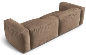 Светлокафяв кадифен модулен диван 240 cm Martina – Micadoni