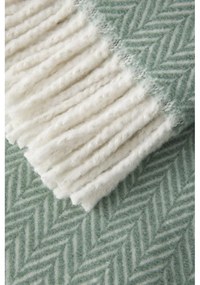 Светлозелено каре със съдържание на памук , 140 x 180 cm Skyline - Euromant