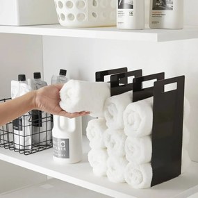 Черни метални стойки за кърпи 2 бр. Tower – YAMAZAKI