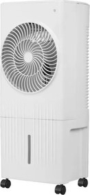 Втора ръка: Охладител за въздух и овлажнител Elite ACS-2594, 60W, За помещения до 20 м2, 5.5 л, 760 м3/ч, 3 скорости, Дистанционно управление, Таймер, Бял