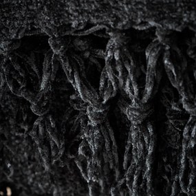 Черно одеяло от шенил 130x170 cm Wilson – Catherine Lansfield