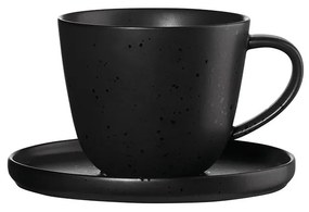 Asa - Чаша с чиния Coppa kuro 0,25л черно - 19020190