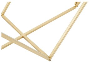 Конзолна маса със стъклен плот в златисто 40x120 cm Farran - Premier Housewares
