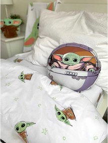 Детска възглавница от микроплюш ø 40 cm Star Wars "Mandalorian 02" – Jerry Fabrics