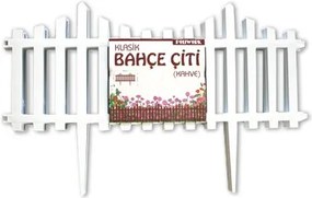 Декоративна ограда Класик - 4 х 59см - Бяла