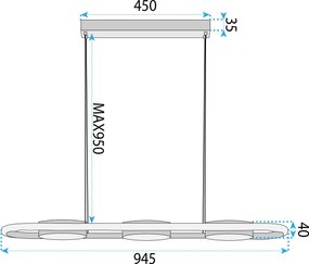 Лампа G135-CP GOLD