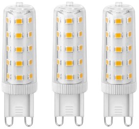 К-кт 3x LED Крушка ECOLINE G9/4,5W/230V 3000K - Brilagi