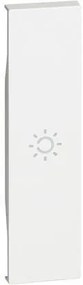 BTICINO Лицев панел за ключ със символ "лампа" 1 мод. цвят Бял LNow  - KW01A