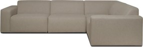 Бежов ъглов диван (десен ъгъл) Roxy - Scandic