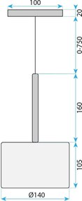 Плафон APP1701-1CP GREY A