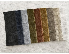 Бял шенилов ъглов диван (ляв ъгъл) Leonore – Bobochic Paris