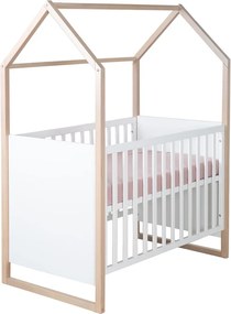 Бяло детско креватче 60x120 cm Cabane – Roba