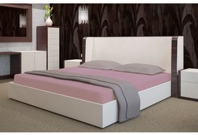 Хавлиен чаршаф с ластик - прахово розово Šírka: 200 cm | Dĺžka: 220 cm