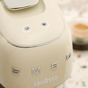 Еспресо машина за капсули SMEG Lavazza A Modo Mio LM200, 1250 W, 10 bar, 0.9 л, Бързо загряване, Крема