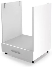 Шкаф за фурна Vento DP-60/82 60см Бял гланц