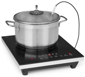 Klarstein Cook n Roll, индукционен котлон за готвене, 2000W, 3 часов таймер, 10 градуса, черен