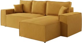 Ъглов диван Malaga mini I-Moustardi-Right