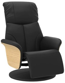 356629 vidaXL Наклоняем стол с поставка за крака,черен, изкуствена кожа