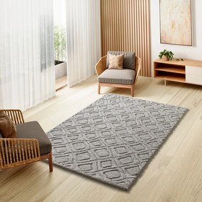 Сив килим 64x120 cm Juno – Universal