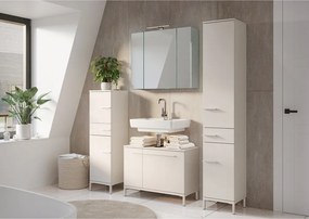 Сив шкаф за баня 80x71 cm – Germania