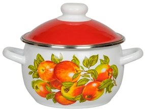 Емайлирана тенджера 3л 18см "Яблочньй сезон" (6RH181M) Р