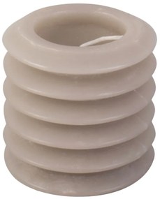 Сива многослойна свещ, височина 7,5 cm Layered Circles - PT LIVING